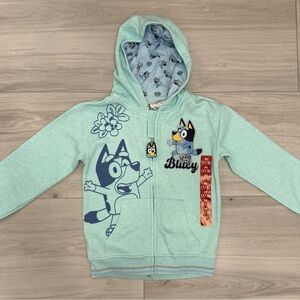 Bluey Mint Green Kids Hoodie